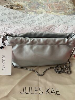 Jules Kae Silver Chain crossbody/Clutch